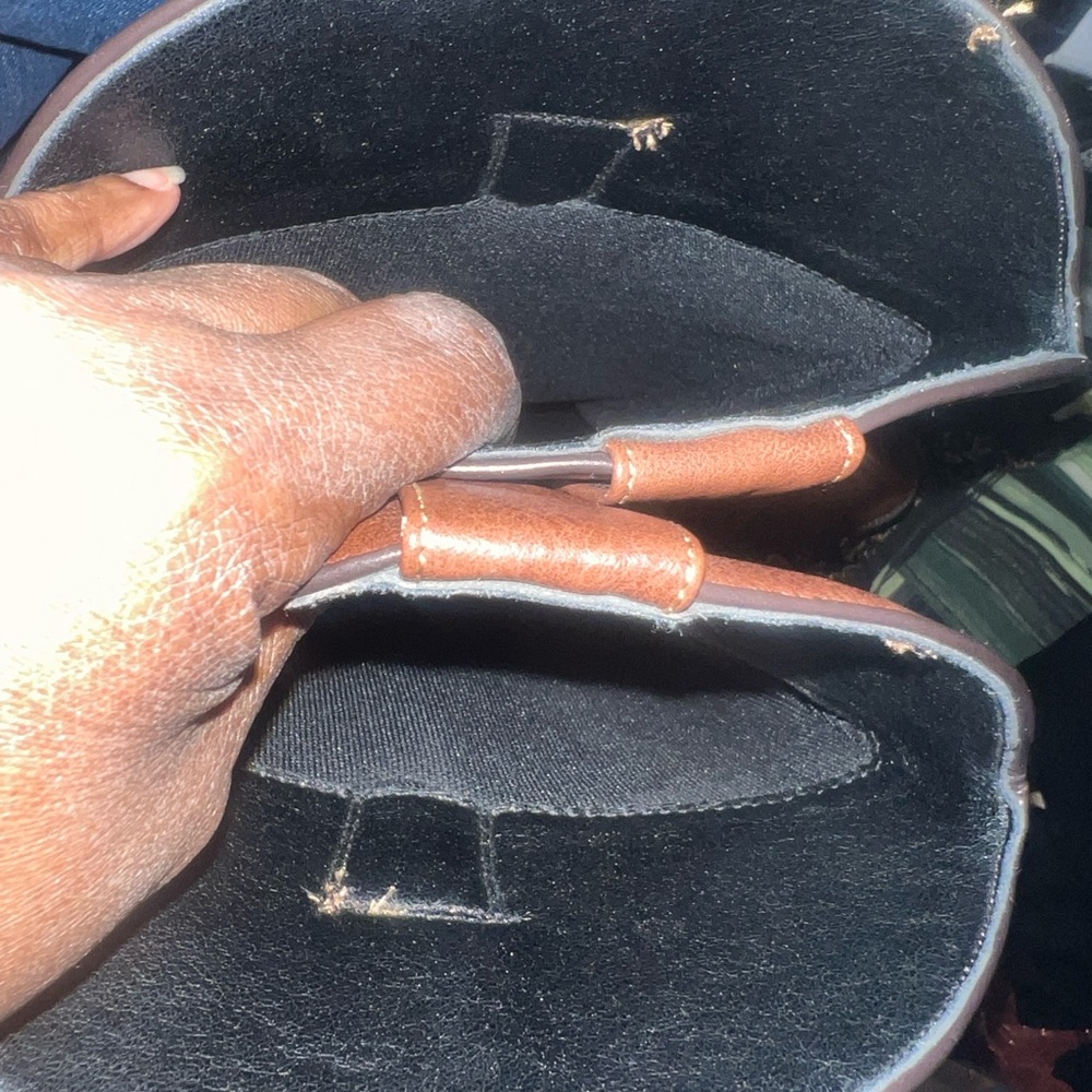 Brown Western Cowboy Boots faux leather - Picture 5 of 5